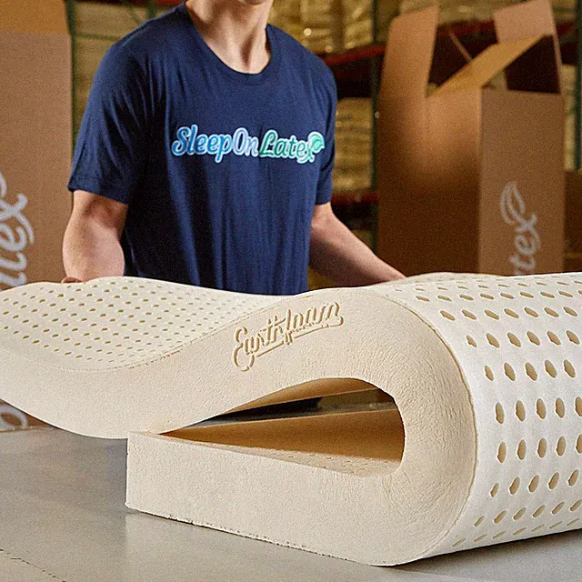 100% Natural Latex Mattress Topper Medium Firmness Pain Relief GOLS Certified