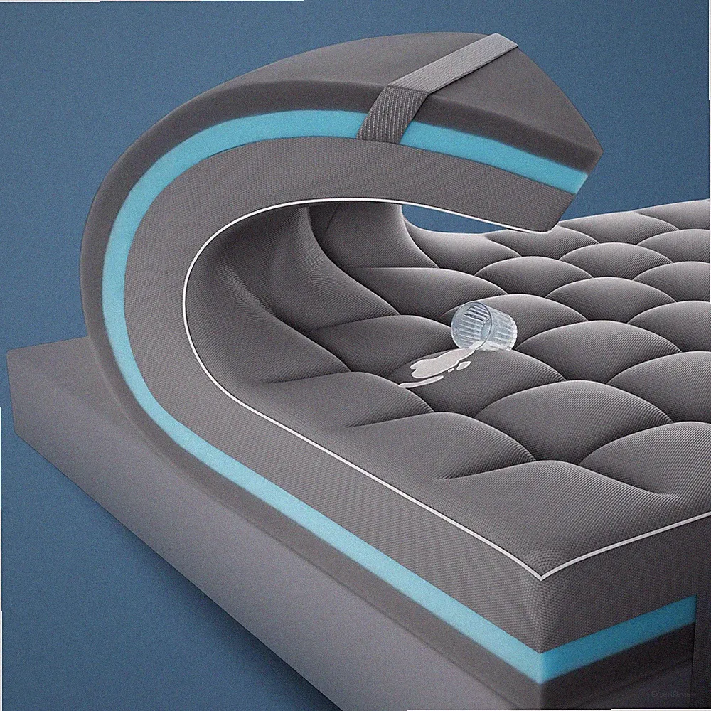 Dual Layer 4 Inch Memory Foam Mattress Topper, 2 inch Cooling Gel Memory Foam...