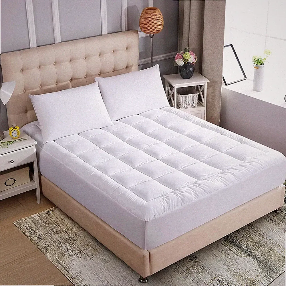 Microfiber mattress toppers