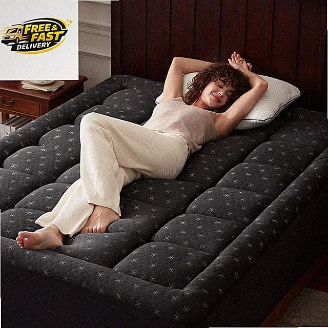 Mattress Topper Queen Memory Foam for Back Pain,Down Alternative Pillow