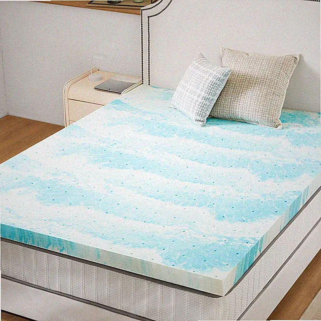 Memory Foam Mattress Topper Twin,4 Inch Thick Gel Infused Cooling Toppers Pad...