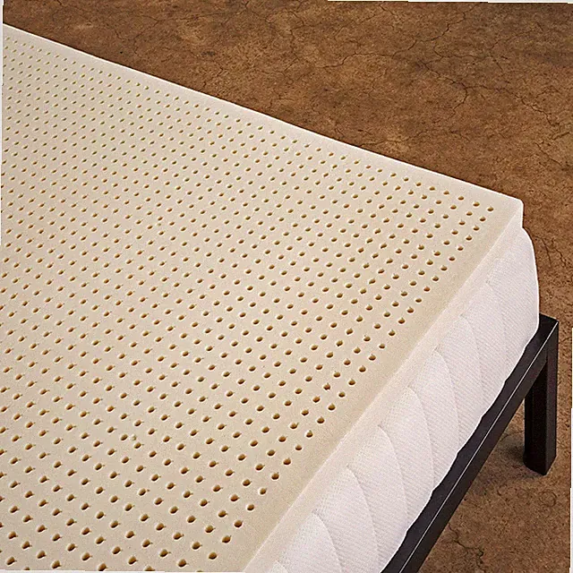 Organic 2" Firm Pure Green Natural Latex Mattress Topper - Twin Size