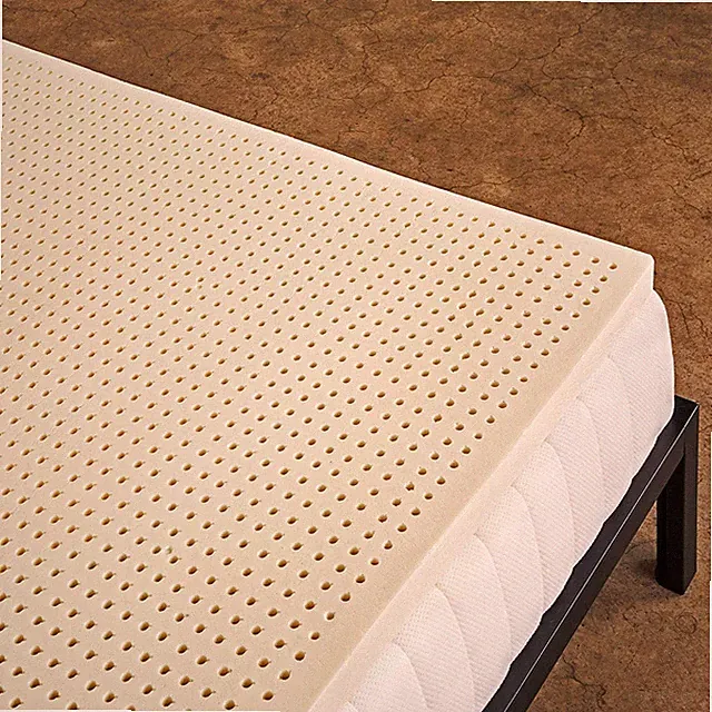 Organic 3" Soft Pure Green Latex Mattress Topper - Full Size GOLS Certified